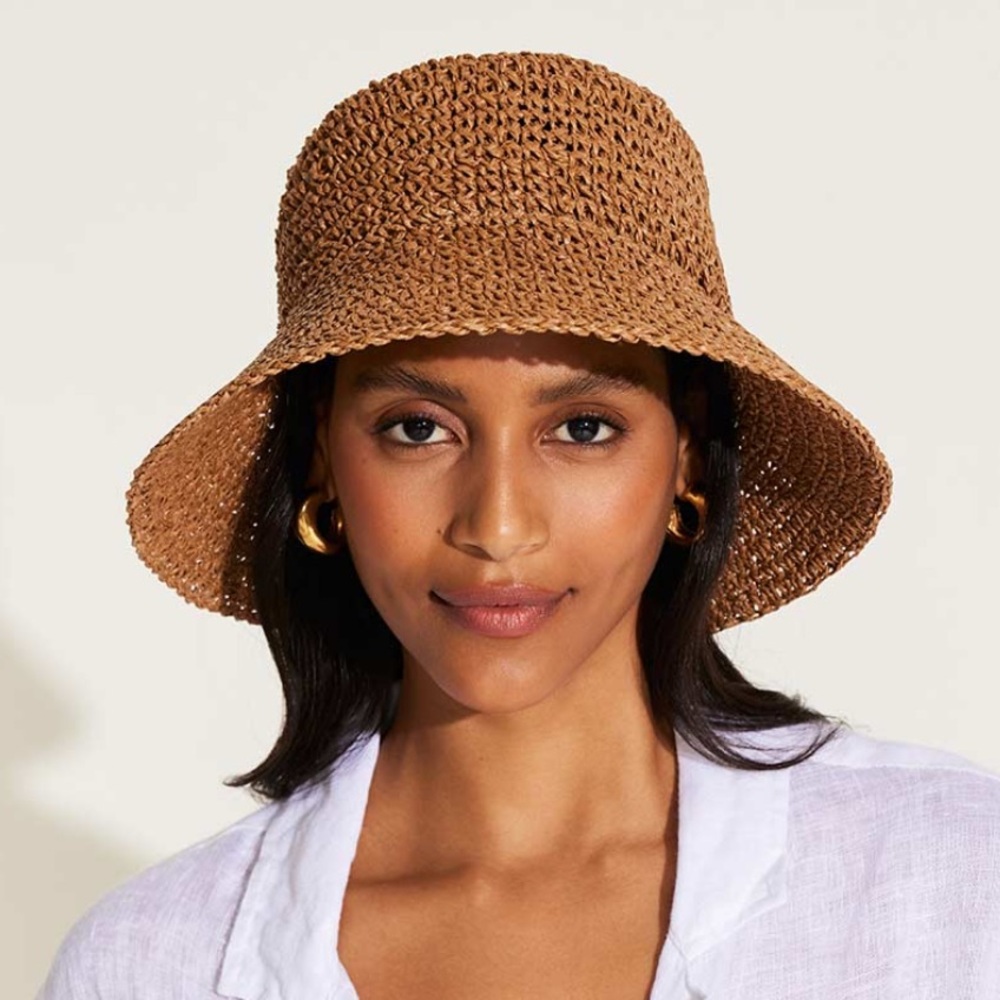 Vitamin A Black Crochet Hat - Picture 4 of 6